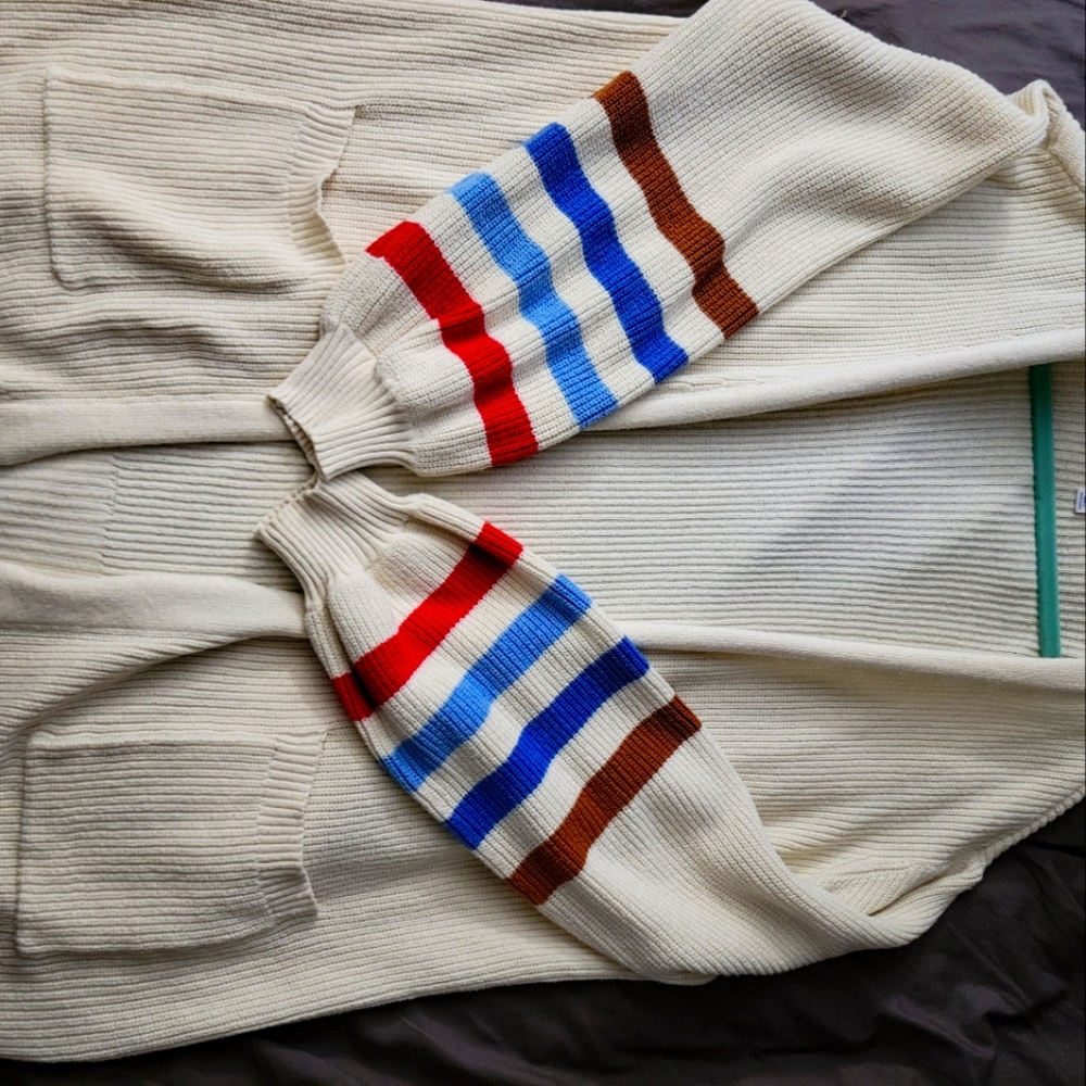 Pop Sugar Cream Cardigan XXL
